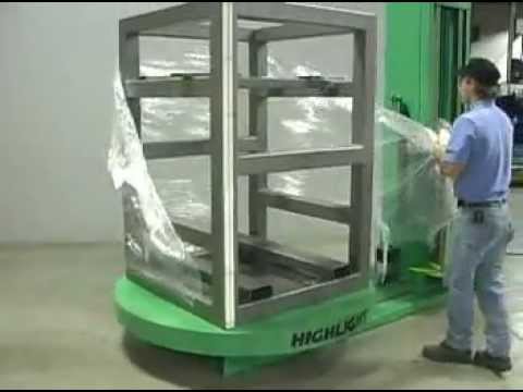 Stretch Wrapper - Highlight Industries&#039; Synergy 4 High Speed Film Testing Stretch Wrapper