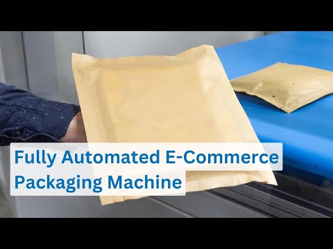 Fully Automated E-Commerce Packaging Machine - 4 Sided Sealing System with Poly &amp; Paper - TT80