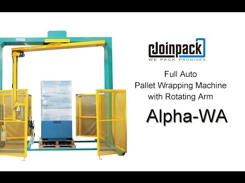 Full Auto Pallet Wrapping Machine with Rotating Arm : Alpha-WA