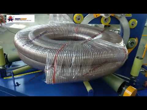 PVC pipe coil packing machine, film wrap machine