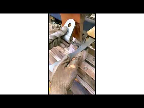 Simple positioning process for sheet metal bending amazing video and satisfactory #shorts