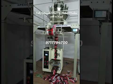 Fully Automatic wire Clip Packing Machine with 10 Head | Wire Clip Packing Machine #shorts