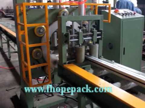 Automatic bar wrapping machine and small orbital wrapper