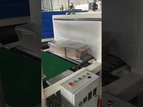 Sleeve shrink wrapping machine with side pusher arrangement device,sleeve shrink wrapper for PE film