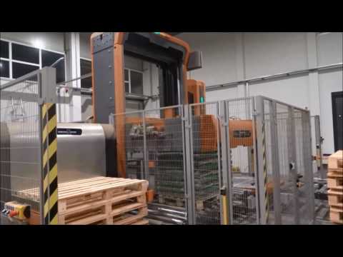 Wooden pellet packaging and palletizing line