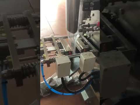 vertical packing machine horizontal sealing part close up