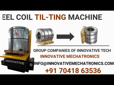 Steel Coil Til-ting machine | Pallet inverter - Pallet ExChanger | Turners