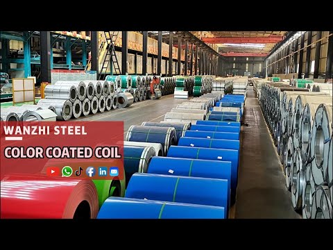 The most interesting PPGI Coil Production Line Packing Process || Wanzhi Steel