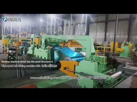 Double Slitter Base Coil Slitting Machine, Twin Slitter Base Coil Slitting Line