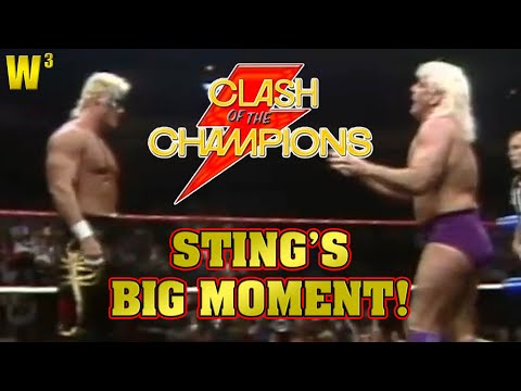 Sting&#039;s Star-Making Match! NWA Clash of the Champions 1 Review