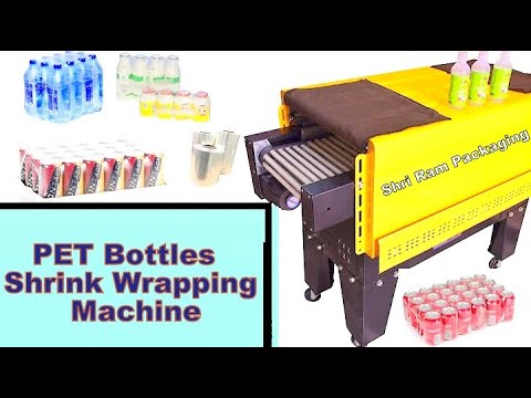 Low Cost Pet Bottles Shrink Wrapping Machine | Shrink Tunnel Group Bottles Packing Machine Bs-4525