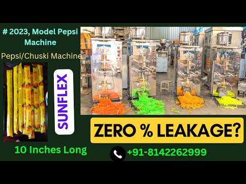 10 Inches long Icecandy/Pepsi Packing Machine 8142265999 #pepsicola #juicepack