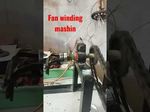 homemade ceiling fan winding machine