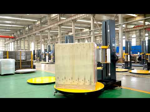 Automatic Skid/Pallet Stretch Film Wrap Pallet Wrapper Pallet Wrapping Machine with Scale