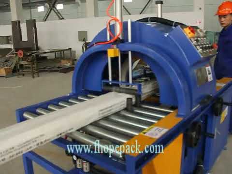 Horizontal Orbital Stretch Wrapper for PVC Pipe &amp; Profile