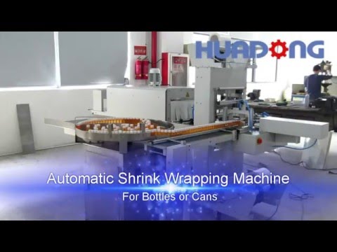 Automatic Shrink Wrapping Machine for Small Bottles Heat Shrink Film Pack Machine