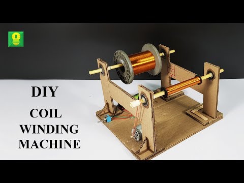 How to make Coil Winding Machine at home