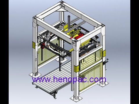 Rotary ring pallet wrapper Rotary Ring Automatic Pallet Wrapper เครื่องพันพาเลทอัตโนมัติแบบวงแหวน