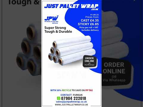 Just Pallet Wrap | Product Detail | Introduction Video.