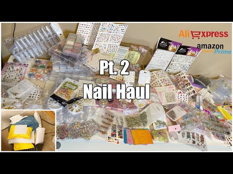 DIY ✰ Watch Me Do Another GIGANTIC Aliexpress |Amazon Nail Haul pt.2 #101 #101