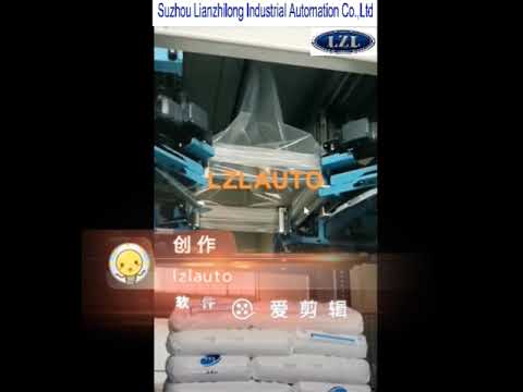 Full automatic cold stretch film pallet packing machine