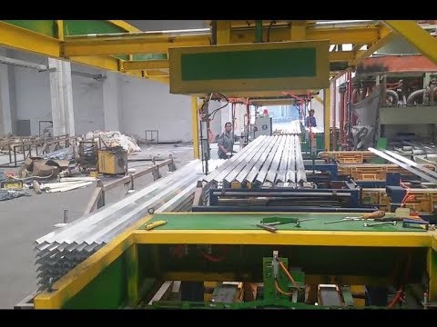 Automatic Aluminum profile packing line with stacking system