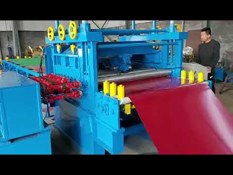 Cut to length line machine low price metal coil slitting line/ cut to length machine line