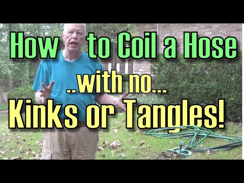 Easiest Way To Coil A Hose So It Never Kinks!