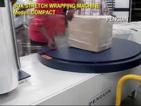 Carton box packaging machine - Stretch wrapper, Model: COMPACT