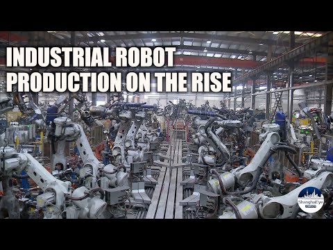 China&#039;s industrial robot production surges with AI widely used