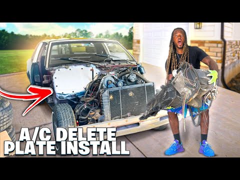 REBUILDING A 1983 CUTLASS.. DELETING THE AIR CONDITIONING UNIT FOR VINTAGE AIR PART 3