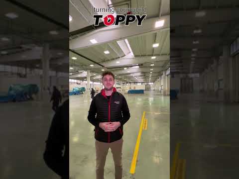 Toppy New Warehouse 2023 (Toppy in a minute - Ep.8) #palletchanger #palletinverter #warehouse