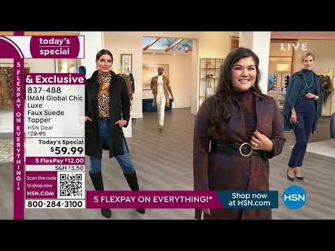 HSN | IMAN Global Chic Fall Fashions 08.27.2023 - 01 AM