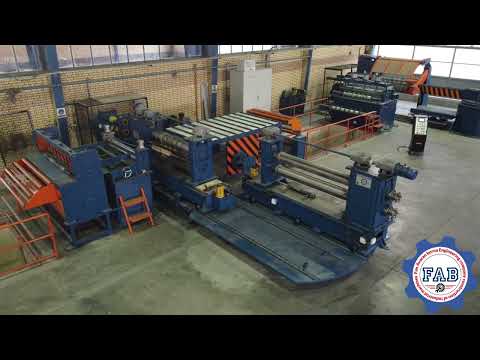 خط نوار بر ورق فلزیsteel coil slitting line