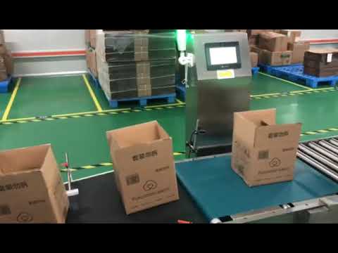 Automatic corrugated box packing filling machine + case simple palletizing