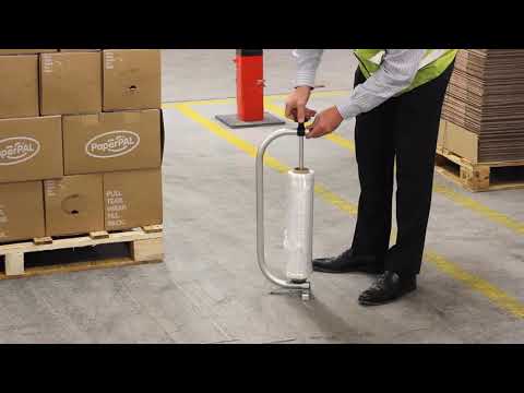 Ergonomic Hand Pallet Wrap Dispenser