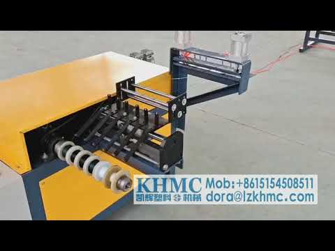 Rewinding machine for small coil rope wire winding