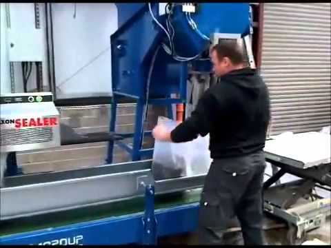 Manual bagging System with Robot Palletising | RMGroup UK - Manual &amp; Automated Packaging Systems