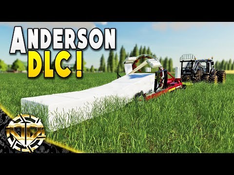 ANDERSON DLC : Orbital Silage Wrapper Hybrid X XTRACTOR - Farming Simulator 19 Gameplay