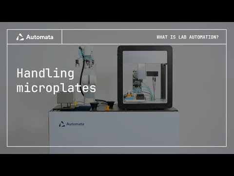 Automata&#039;s lab robot arm handles microplates | Lab automation