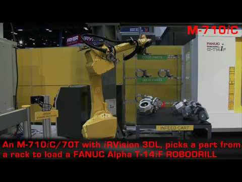 M-710iC Automated Machining Cell Tending Robot - FANUC Robot Industrial Automation