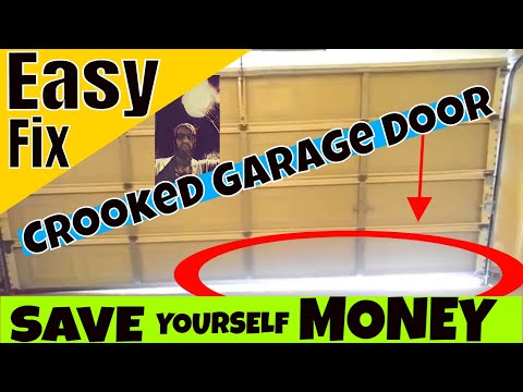 Garage Door Crooked and the Cable Came Off? Easy Fix in 5 Minutes!