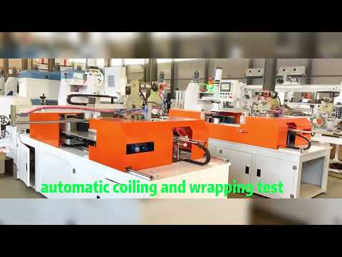 1200 coils cable automatic packing and wrapping machine