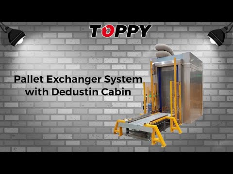 Pallet Exchanger System with Dedustin Cabin (FOR PHARMA)