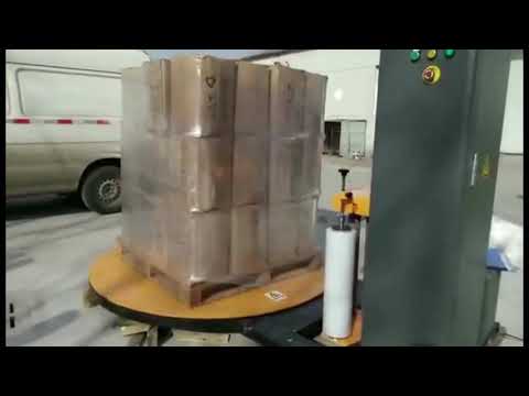 Pallet stretch wrapping machine