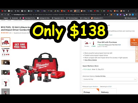 More Milwaukee Deals At Home Depot &amp; eBay