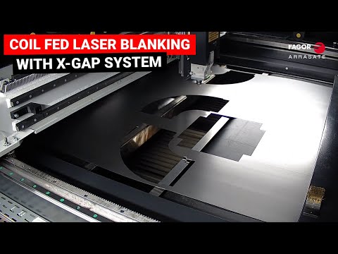 Coil fed laser cutting machine with X-GAP system | Fagor Arrasate