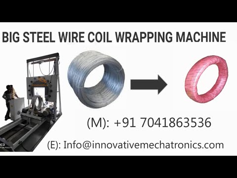 steel wire wrapping machine/ स्टील वायर रैपिंग मशीन