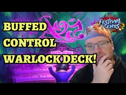 BUFFED Control Warlock Deck! Hearthstone Festival of Legends Gameplay