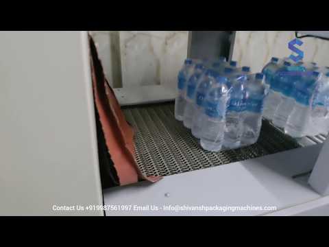 Semi Automatic Water Pet Bottle Shrink Wrapping Machine